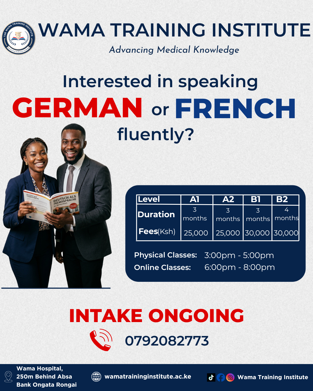 German and French Training